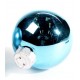 Boule en verre bleue 6cm brillant